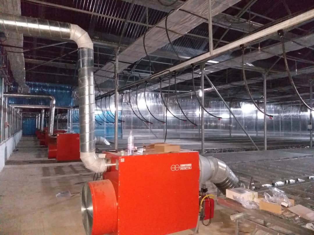 Chauffage de la serre