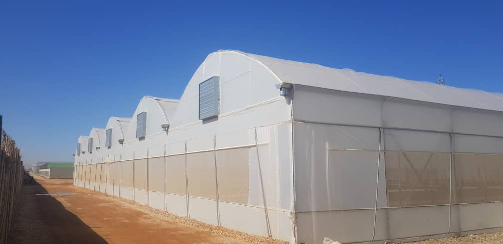 Aération de serre latérale et frontale